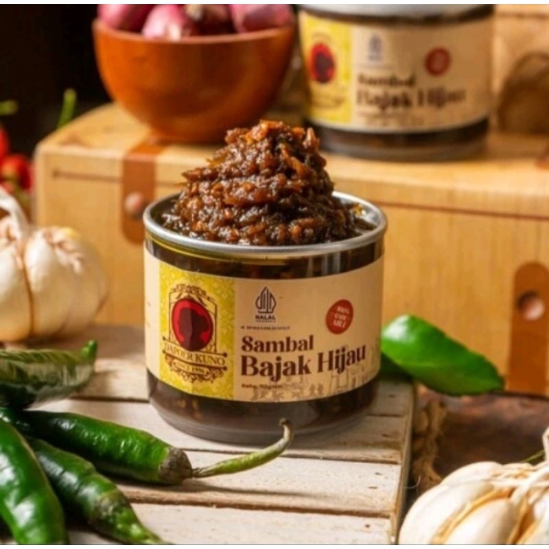 

Sambal Bajak Hijau 150gr Dapoer Kuno