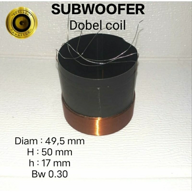 Spul voice coil speaker subwoofer 12 inch