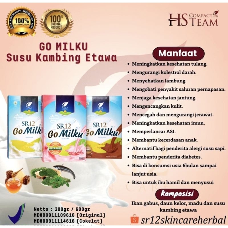 

SUSU KAMBING ETAWA SR12 HALAL BPOM MENINGKATKAN KESEHATAN TUBUH