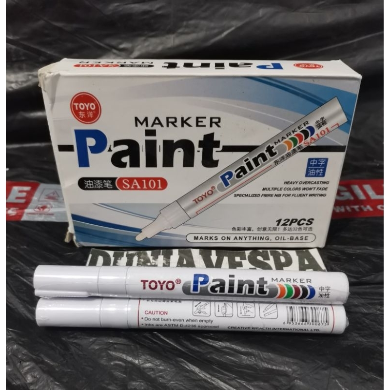 

Spidol ban warna putih
