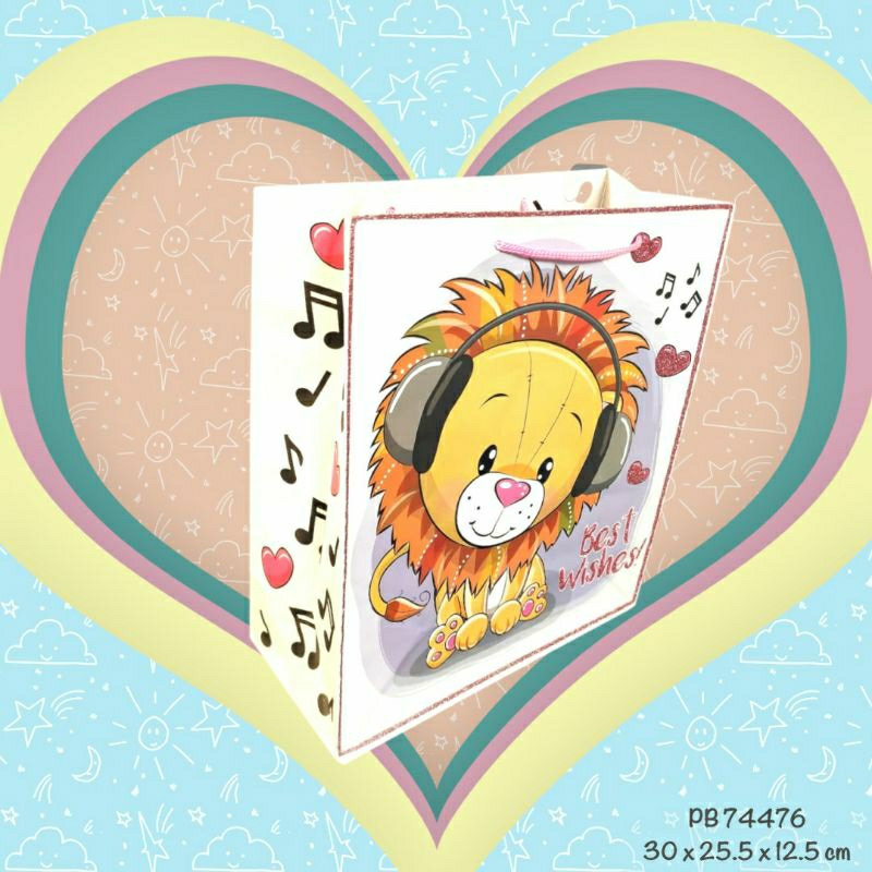

TOKO ANQA-tas Kado Gift Bag Paper Bag 30x25.5x11.5cm PB 74476