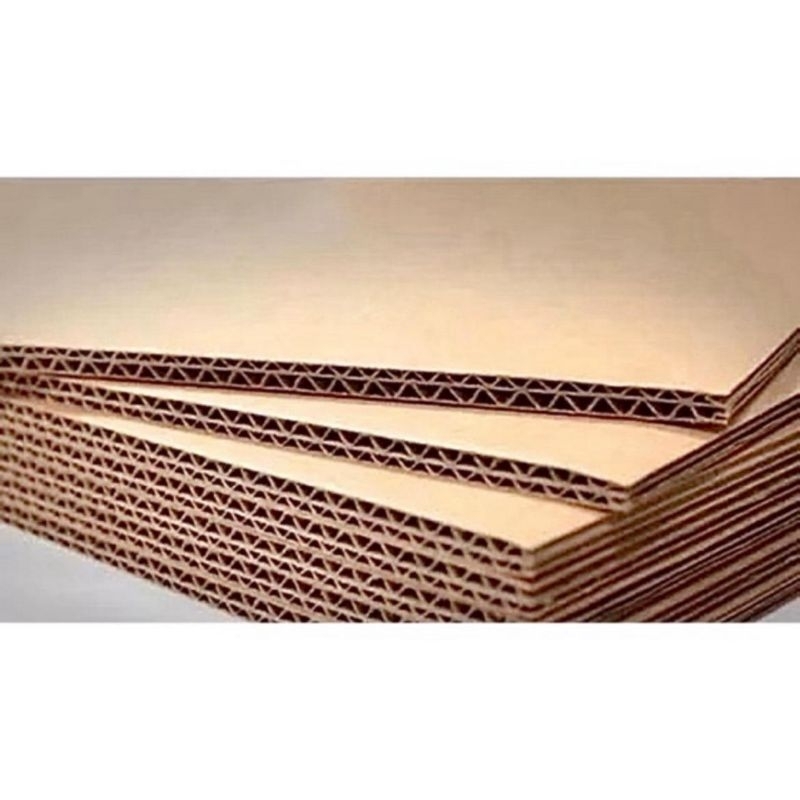 

55x55 cm lembaran double wall kardus dus karton packaging kraft kemasan corrugated packing