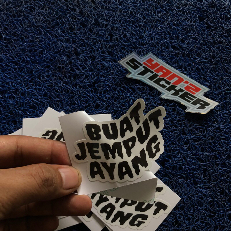 sticker kata buat jembut ayang 045