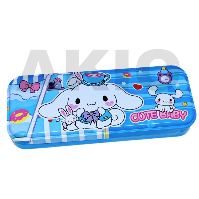

Tempat Pensil Anak Karakter CINNAMOROLL 2 Susun Kaleng Besi Murah B-810