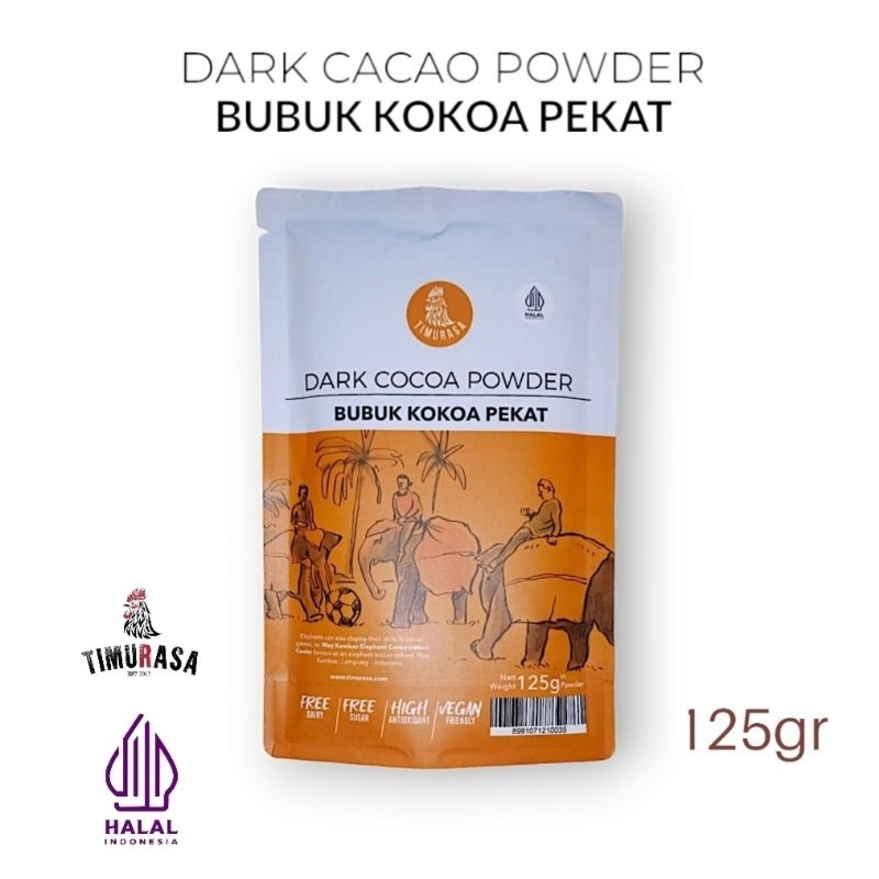 

Bubuk Cokelat Pekat 125gr Timurasa Dark Cocoa Powder Coklat