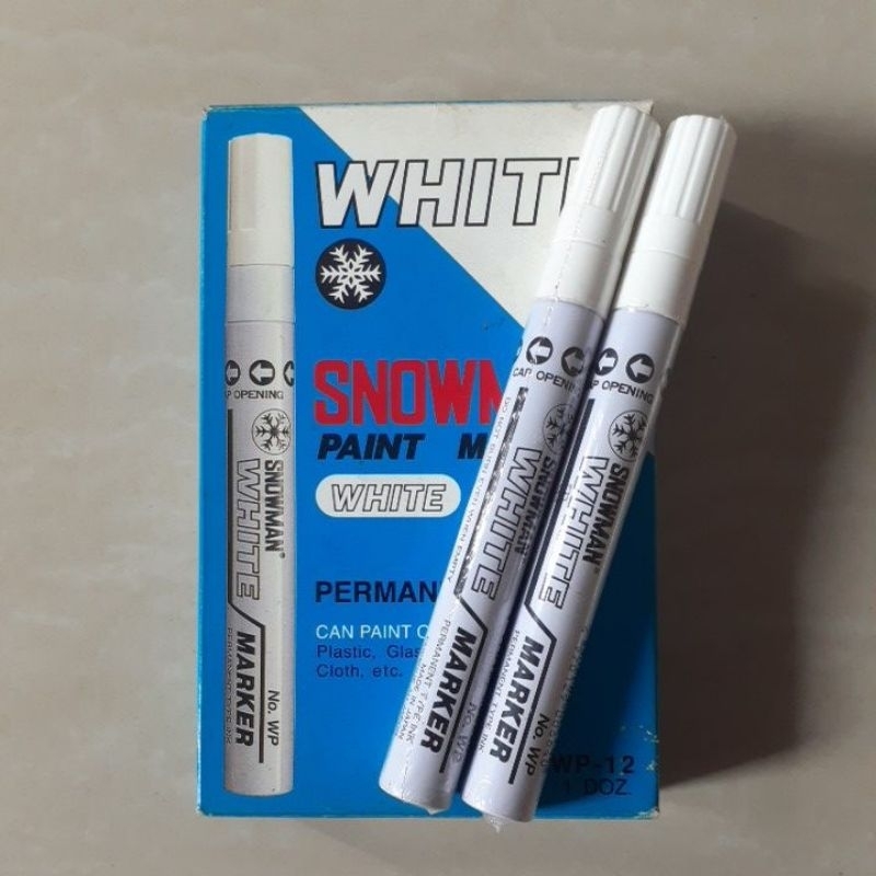 

Spidol Snowman Paint Marker White