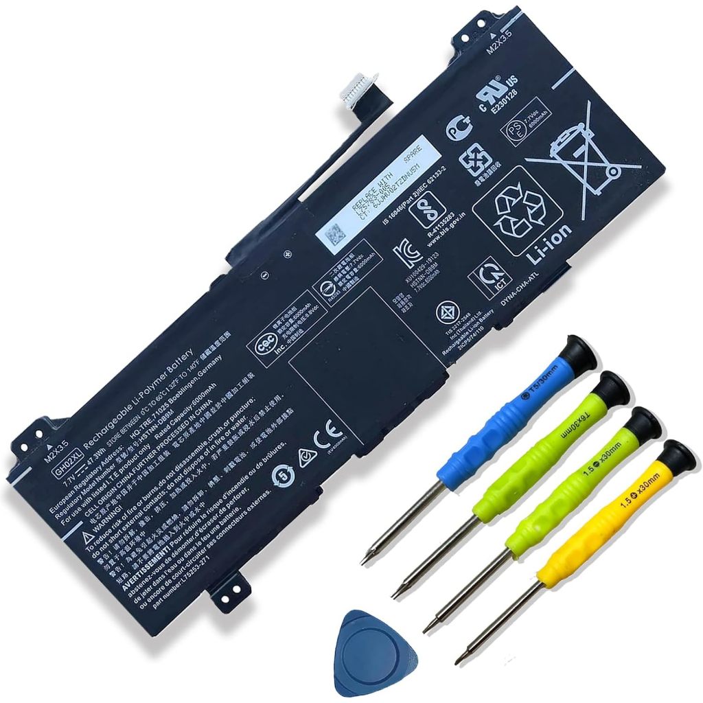 GH02XL HP Laptop Battery Replacement for HP Chromebook 11A G8 11 G8 14 G6 Chromebook X360 11 G3 NA00