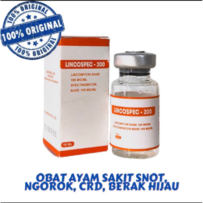 Lincospec 200 (10ML)  + spuit 1ML