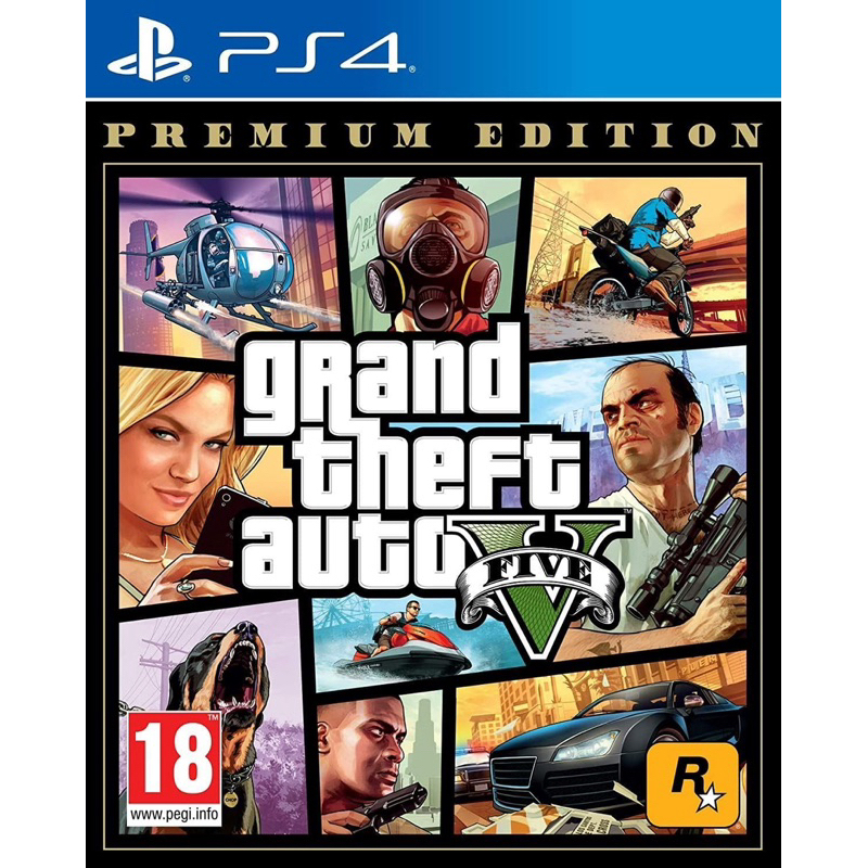 PS4 PS5 Grand Theft Auto 5 (GTA5) Premium Full Game Digital Download