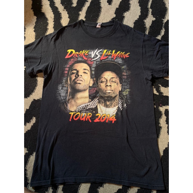 kaos Band, band shirt Drake x Lilwayne Tour 2014