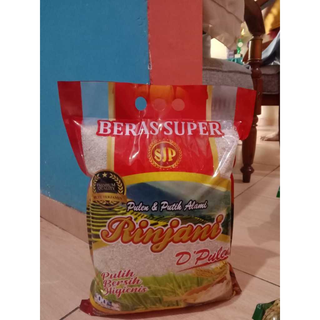 

BERAS SUPER RINJANI D'PULEN 5KG MURAH DAN BERKUALITAS!! BACA DESKRIPSI DAHULU!!!