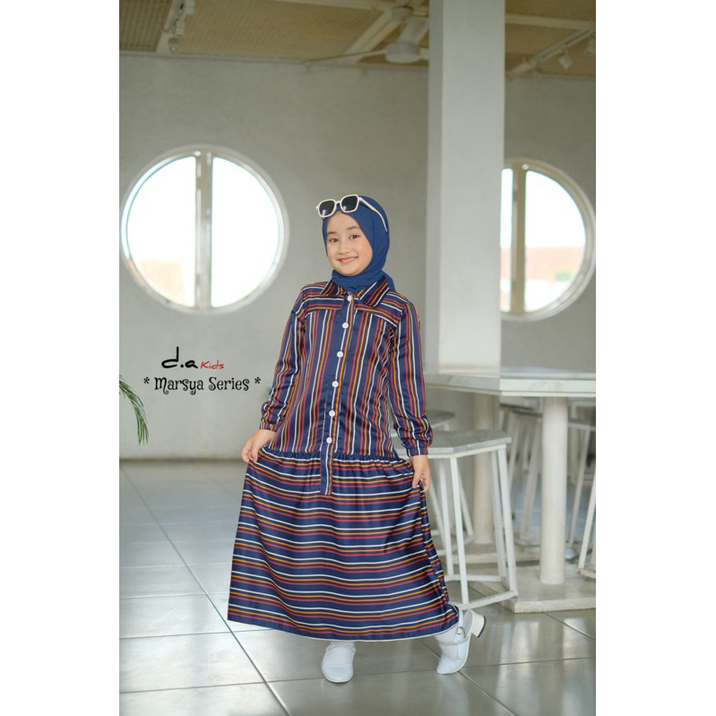 gamis salur anak/gamis anak casual/gamis anak muslim