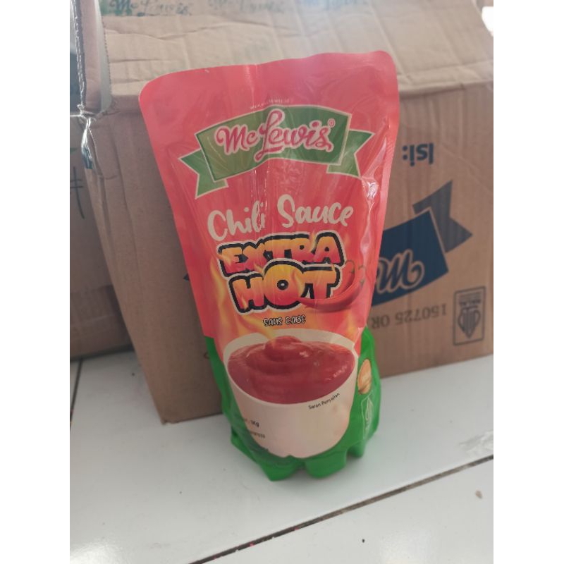 

MC Lewis Chili sauce EXTRA HOT 1Kg/saus cabe/saus extra hot/