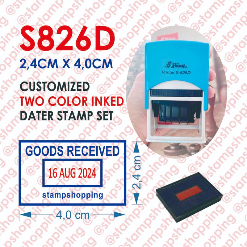 

SHINY CUSTOMIZED DATER AUTO STAMP