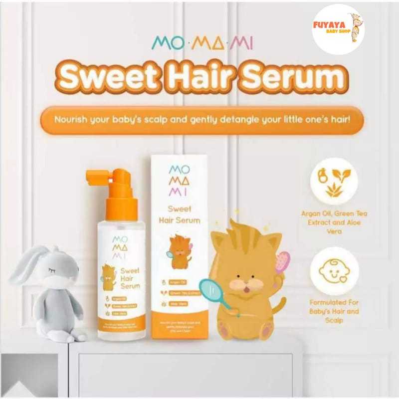 Momami Sweet Hair Serum 100ml - Vitamin Rambut Anak / Perawatan Rambut Bayi / Vitamin Rambut Anak / 
