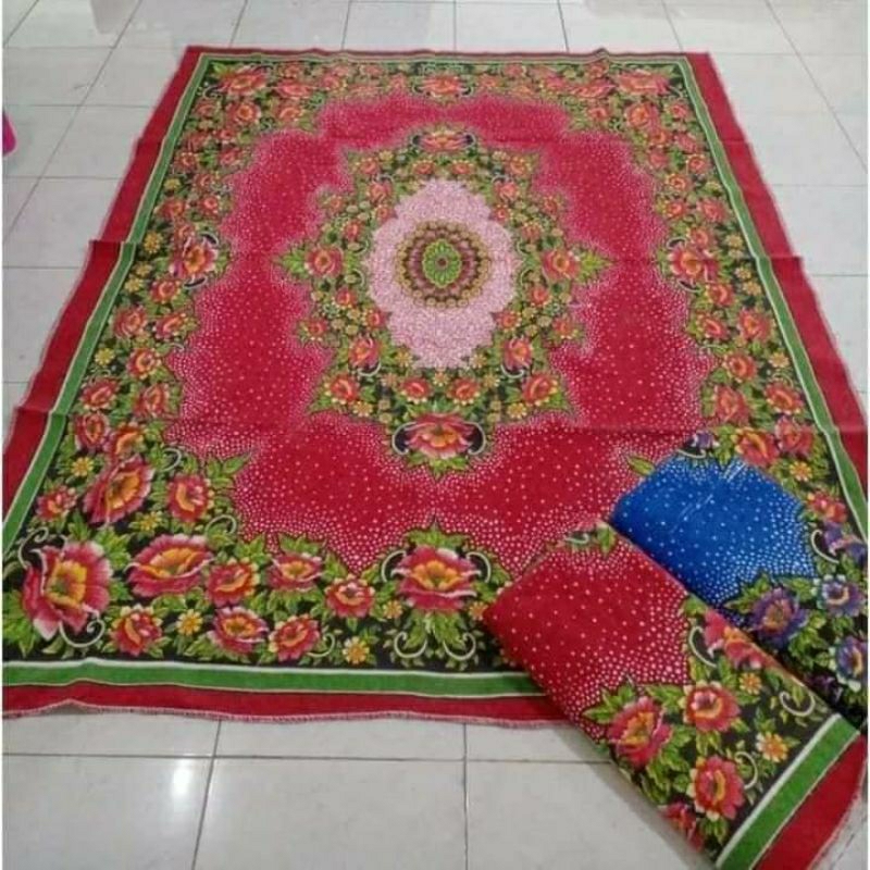 karpet permadani merek jaguar ukuran 2x3meter karpet bunga Karpet permadani rumbai turki