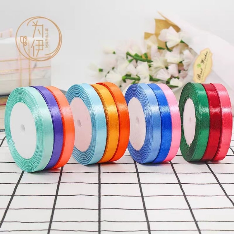 

PITA SATIN 1 CM 1CM IKATAN KUPU KUPU DIY BUNGKUS HADIAH KADO