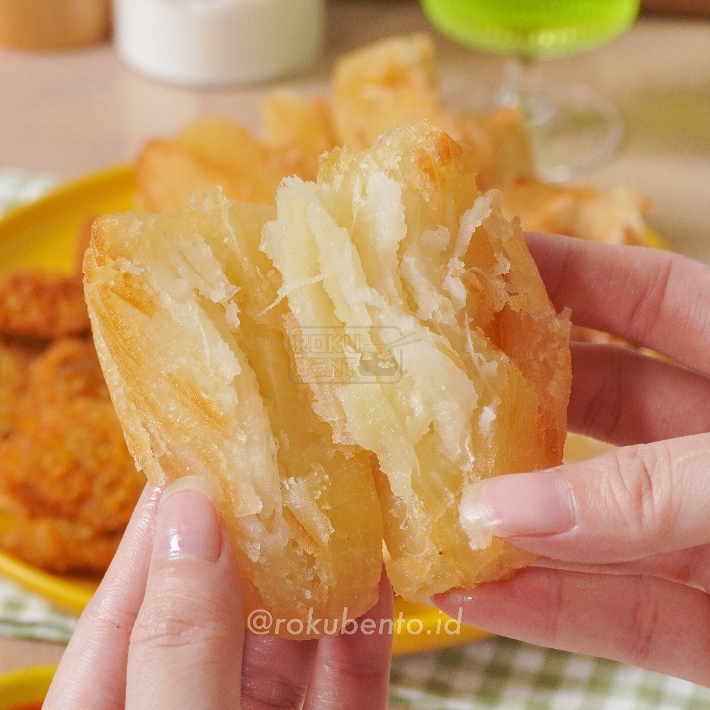 

Singkong Goreng Roku Bento Bandung Homemade Siap Goreng - Snack Menu Cafe Resto