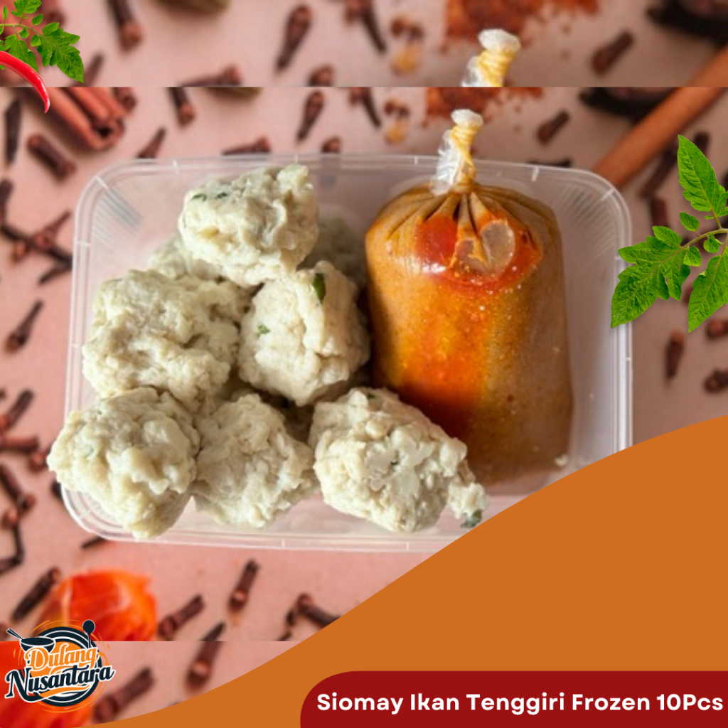 

Dulang Nusantara Frozen Siomay Ikan Tenggiri 10Pcs/25Pcs