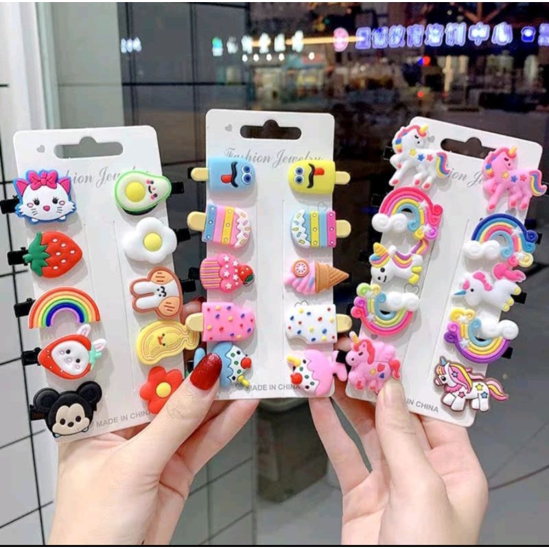 Jepitan rambut anak Lucu/jepitan rambut anak Isi 10