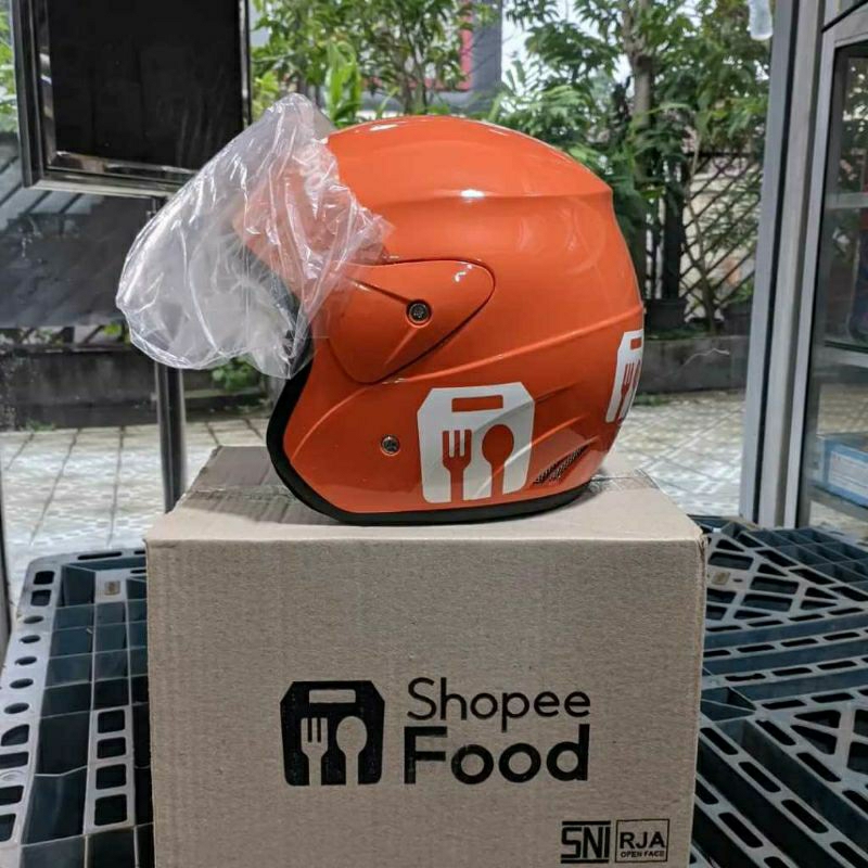 Helm Shopee Driver Original