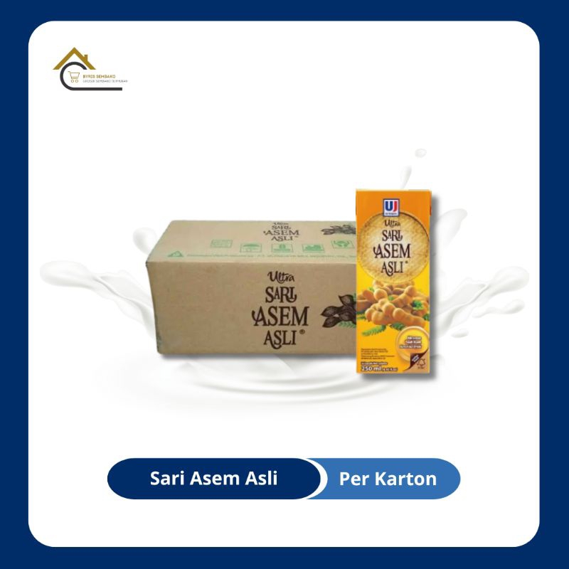 

ULTRA SARI ASEM ASLI 250 ML | PER KARTON