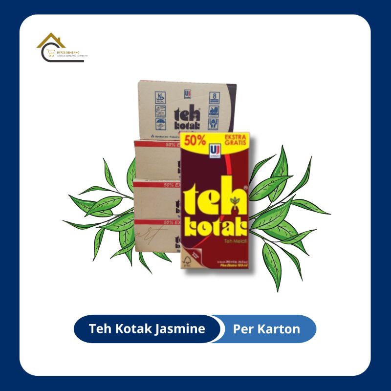 

TEH KOTAK JASMINE REGULER 1.000, 500, 300, 200 ML | PER KARTON