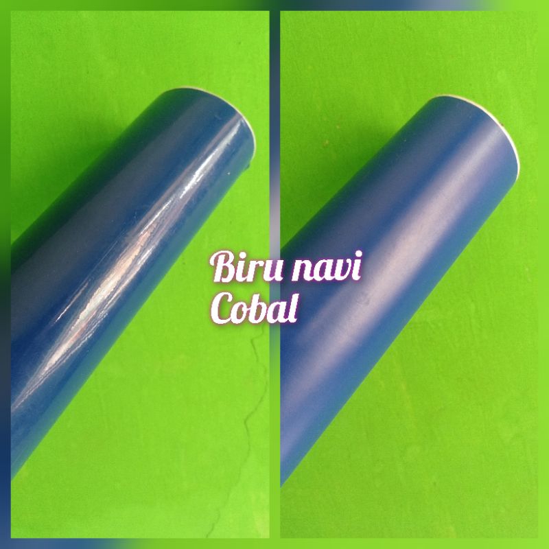 skotlet motor biru navy glossy dop