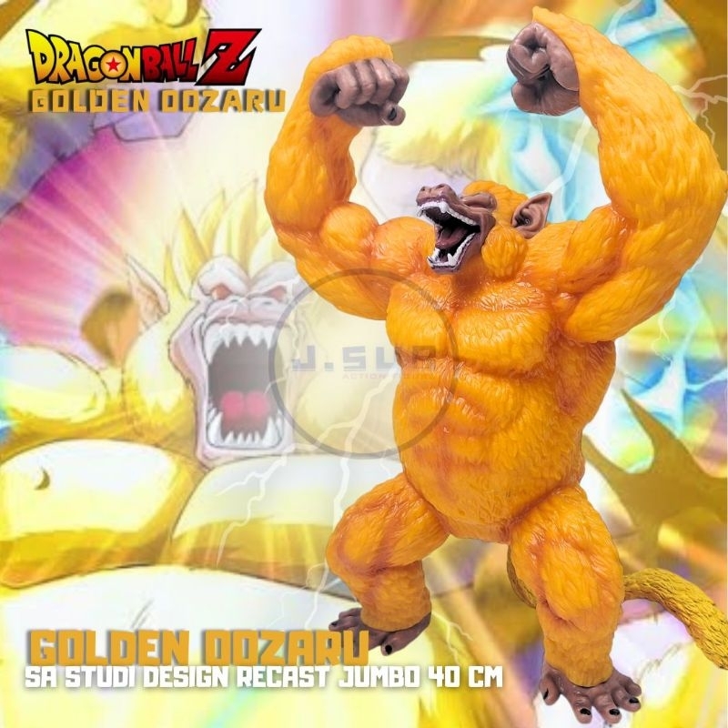 Action Figure Golden Oozaru Statue Dragonball DBZ Jumbo Size 40cm SA Studio