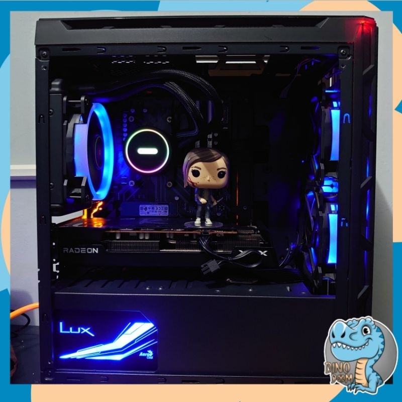 PC Gaming Rakitan Ryzen 5 5600G + RX 6600 XT
