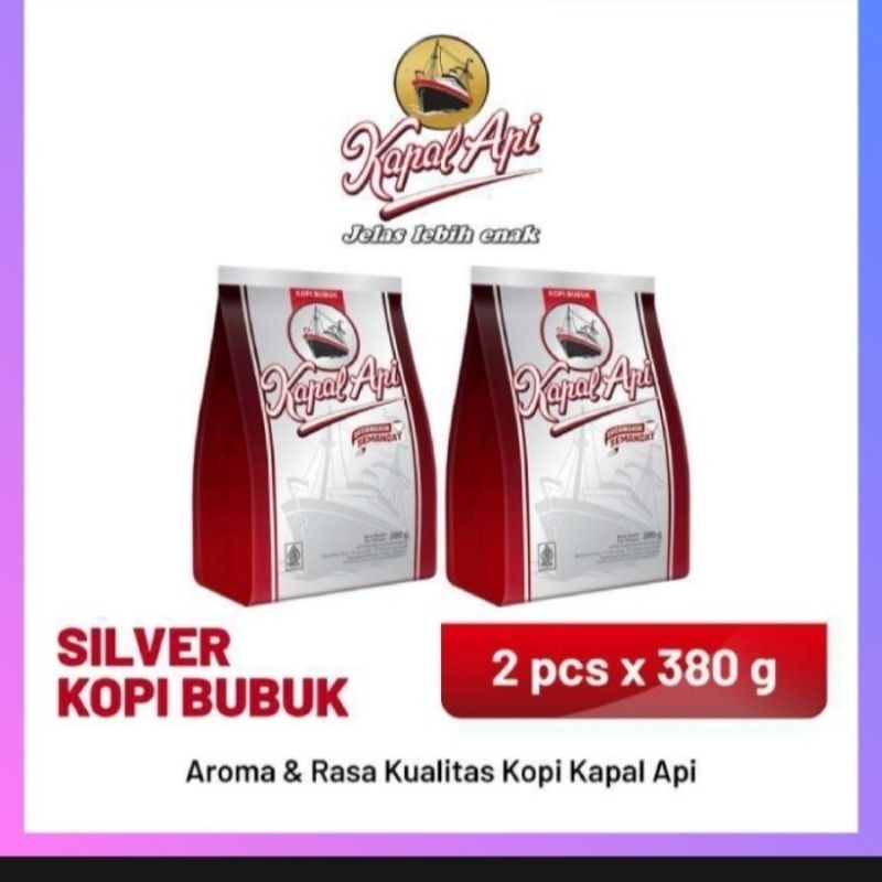 

kopi kapal api silver 380gr