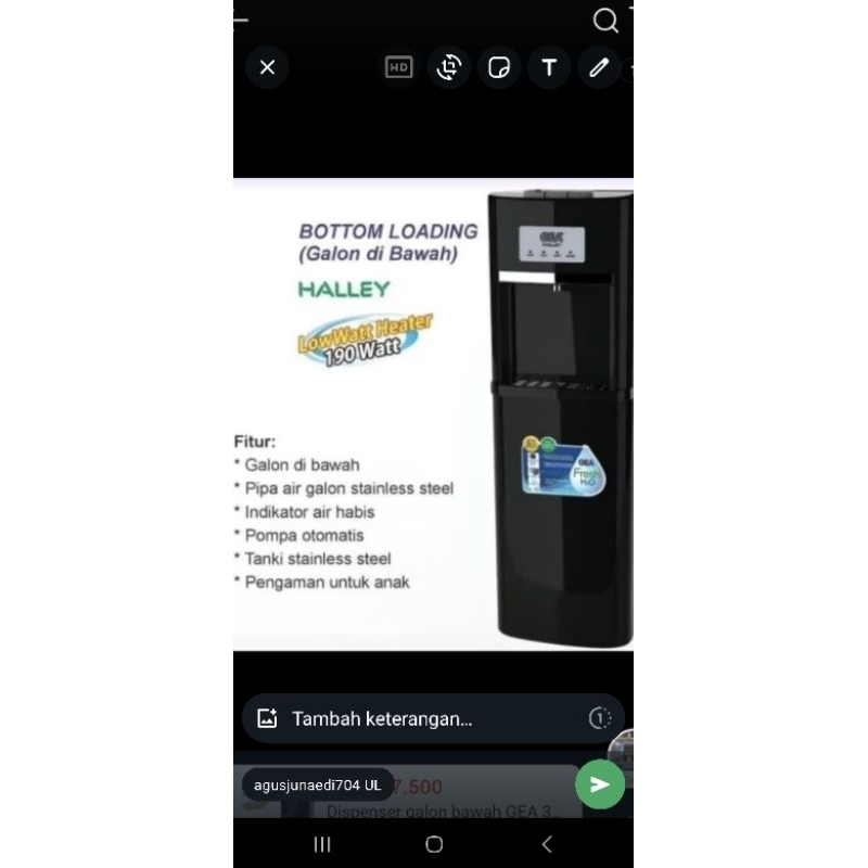 dispenser Gea halley