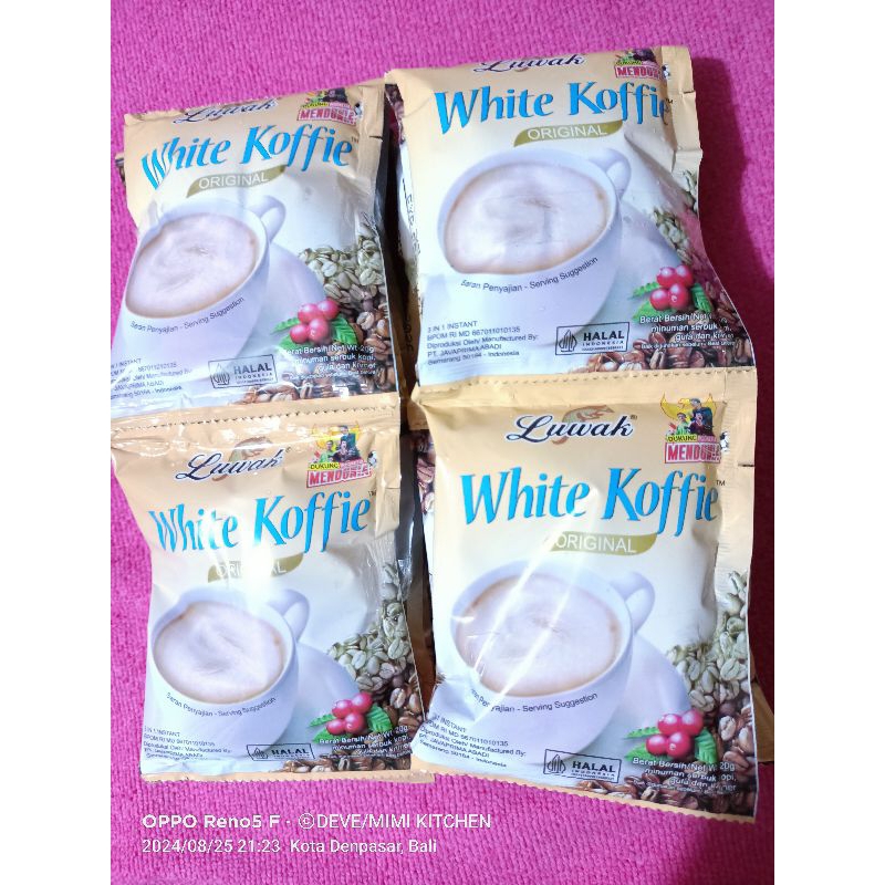 

Luwak White Coffee 10pc @20gr