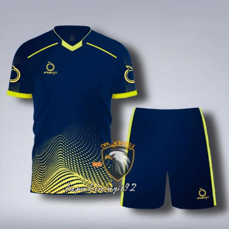Setelan Jersey Bola Dewasa Baju Bola Futsal Ortuseight Gelombang
