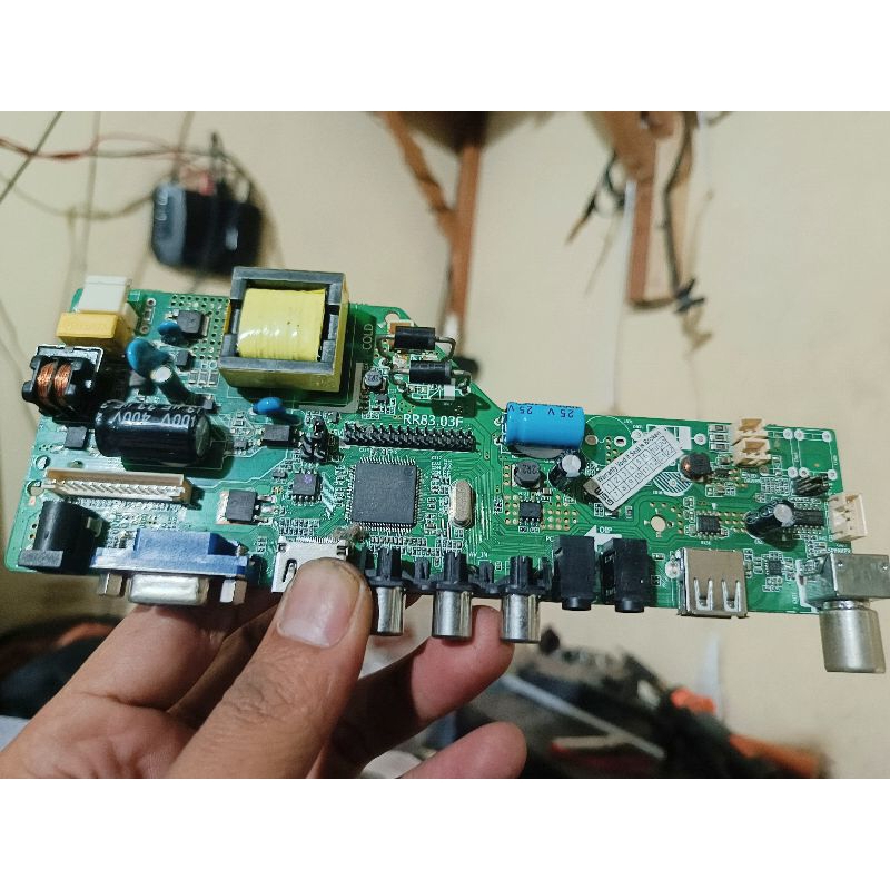 mainboard psu tv led cina RR83.03F mesin tv China RR8303F