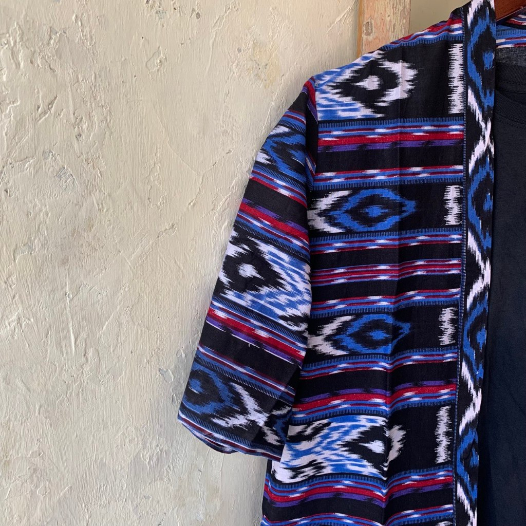 AEC ATASAN OUTER CARDIGAN KIMONO CASUAL CARAKA BATIK ETHNIC TENUN ETNIK PRIA WANITA (UNISEX) DLI.01J