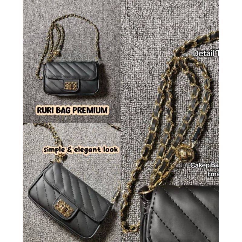 RURI BAG / TAS RURI SELEMPANG WANITA / RURI BAG SIAP KIRIM ✅