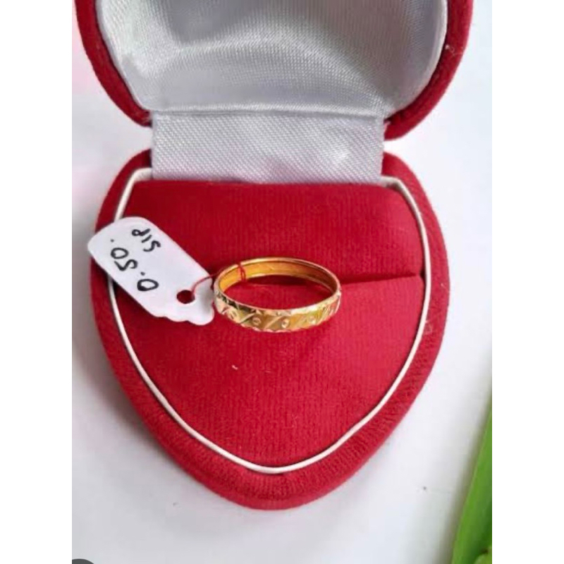 cincin emas 0.5  gram