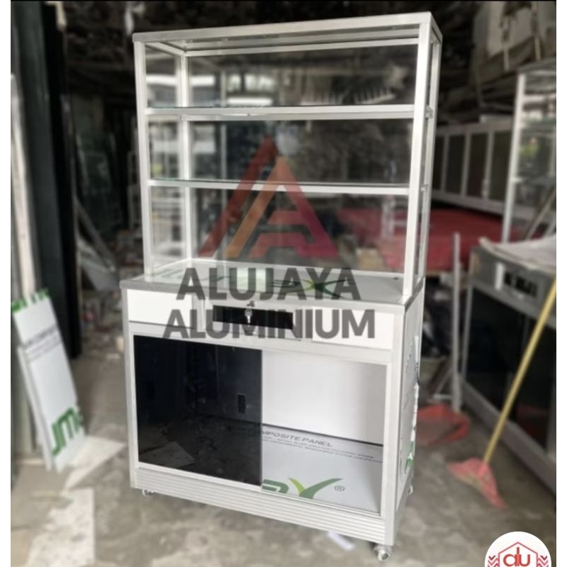 Etalase makanan 100 cm ACP + Lampu Led