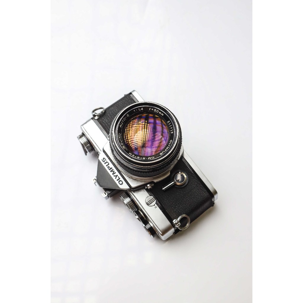 Kamera Analog Olympus OM-1 OM1 kit 50mm f1.4 Zuiko Super Mulus Normal  (2)