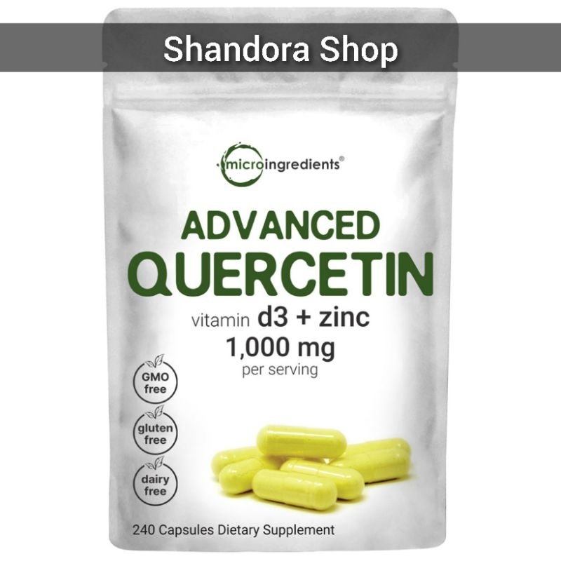Microingredients Advanced Quercetin d3+zinc isi 240 capsules