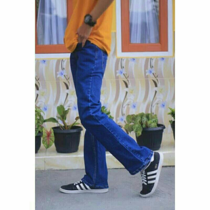 Celana Jeans Cutbray Pria / Celana Jeans Panjang Pria  / Celana Semi Cutbray Pria