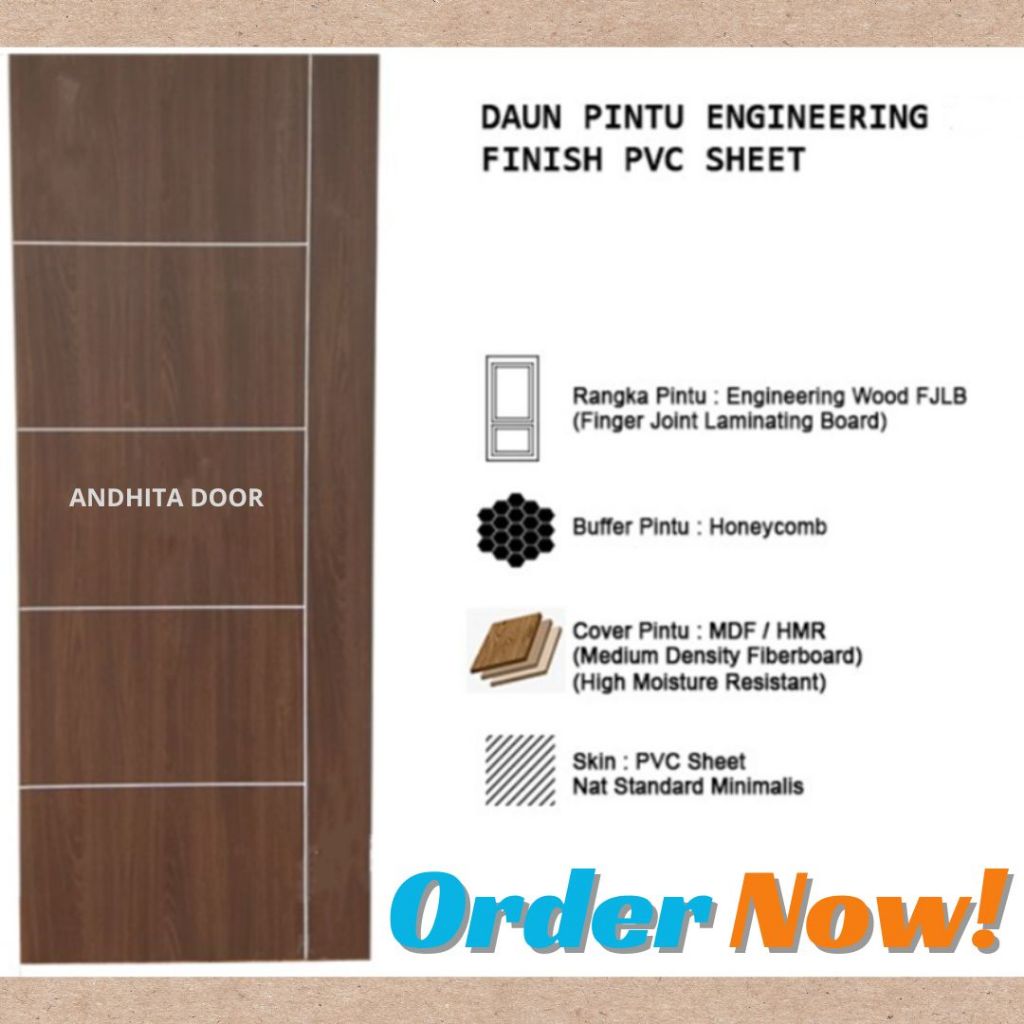 Engineering Door Finish Pvc Sheet (ED-ACM01)