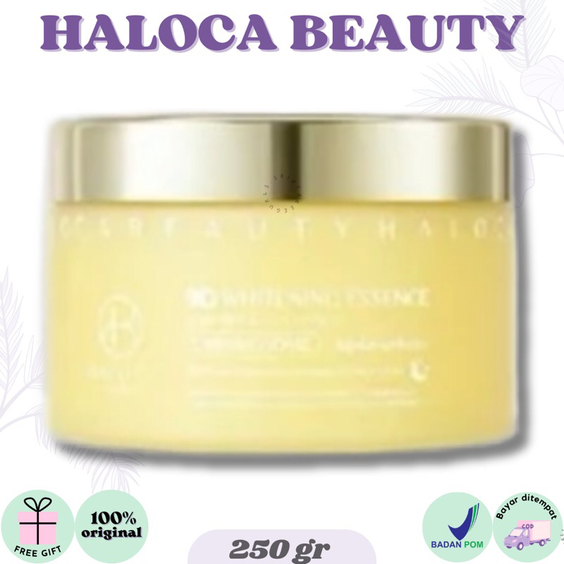Haloca Beauty 9D Whitening Essence Booster Night Lotion With Chromosome 250gr | Lotion Haloca Beauty