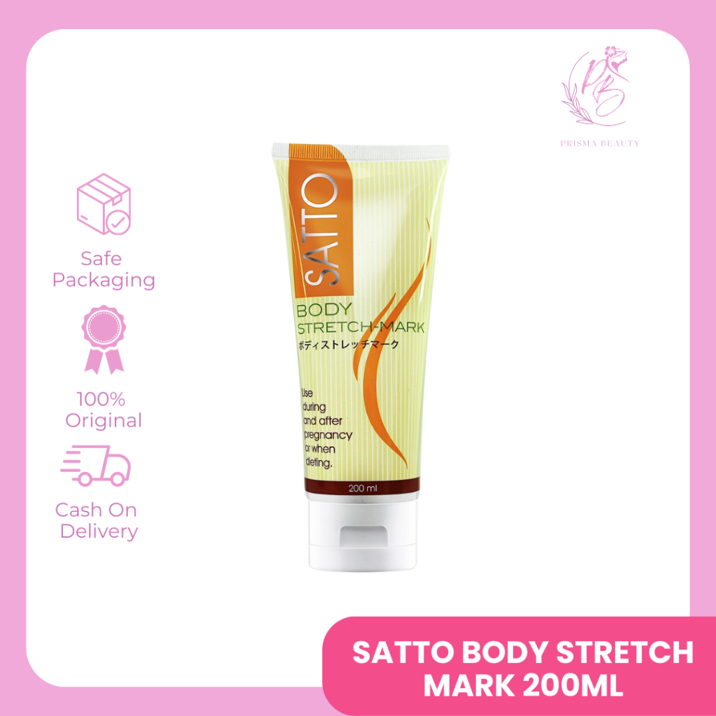 SATTO BODY STRETCH MARK 200ML #SATTO #STRETCHMARK