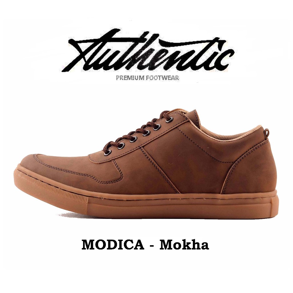 Sepatu Authentic Ascoli Pria Sneakers  Mokha