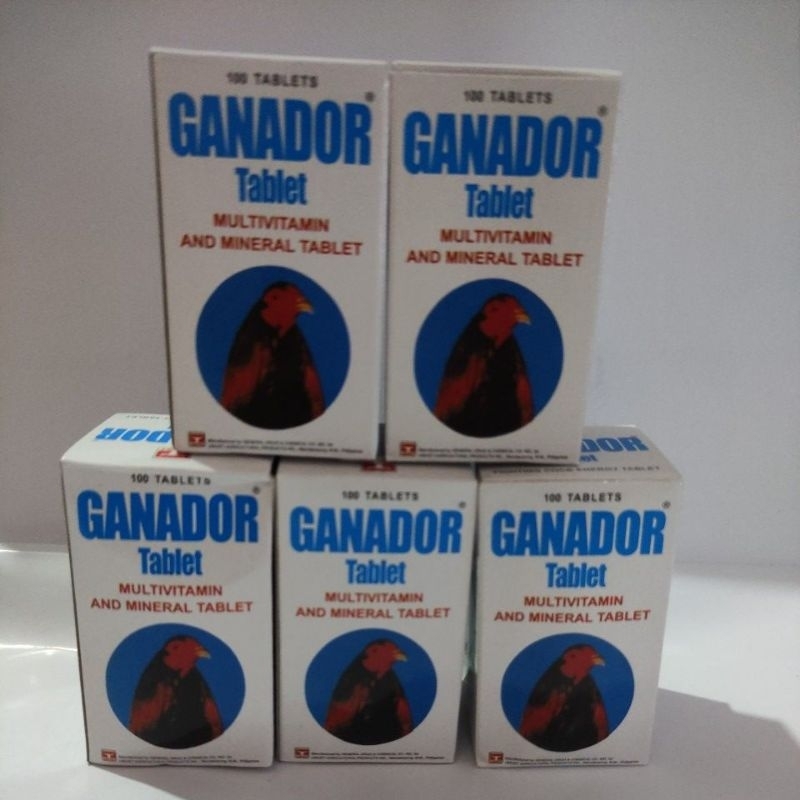 Ganador multivitamin kombo V22 (100 tablet) ayam tarung