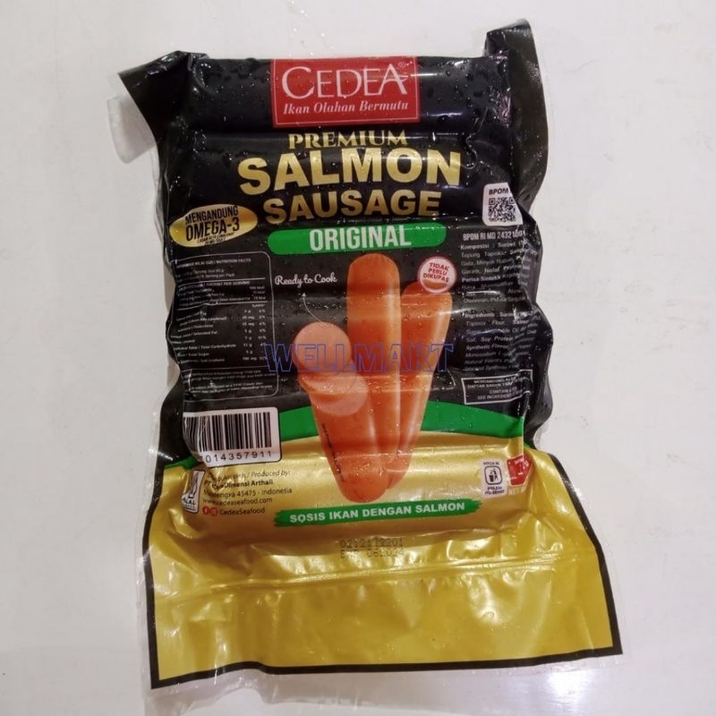 

Cedea Premium Salmon Sausage 390g Sosis Ikan Dengan Salmon