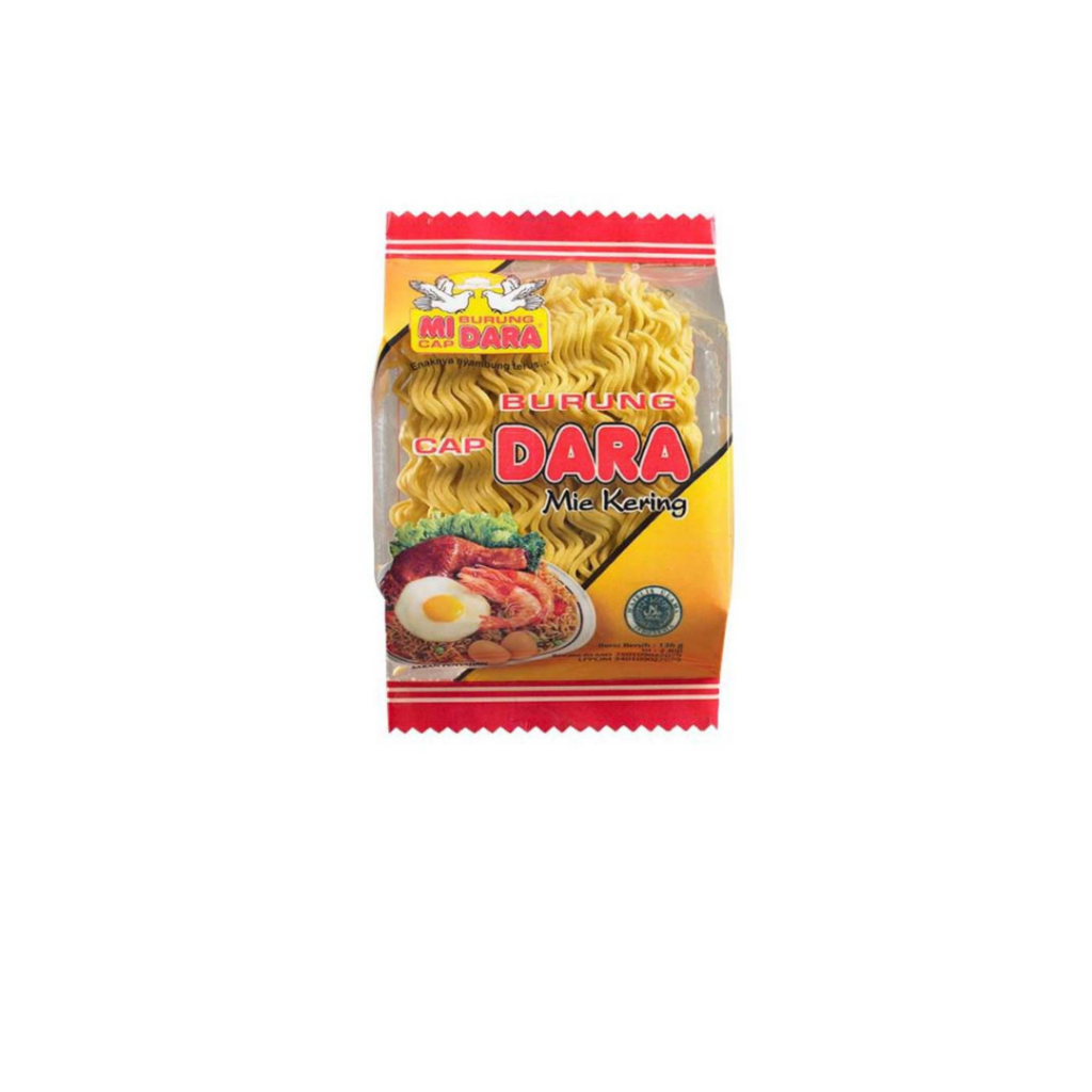 

Mie Burung Dara 136 gr Mie Kering 136gr