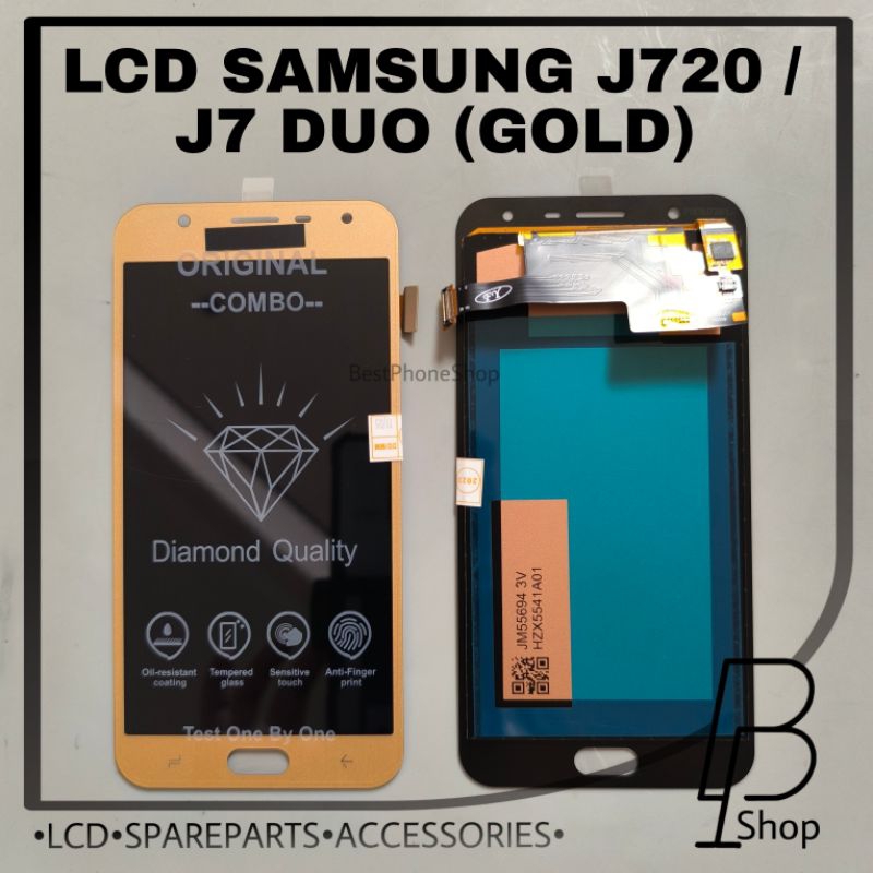 LCD SAMSUNG J720 / J7 DUO  ( GOLD )